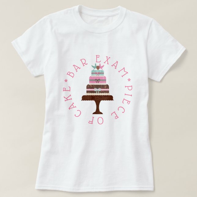 PubExamenbiet av tårtan Tee Shirt (Design framsida)