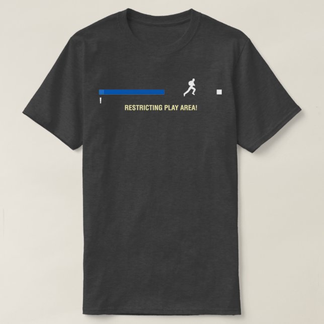PUBG - begränsa uppspelningsområdet T Shirt (Design framsida)