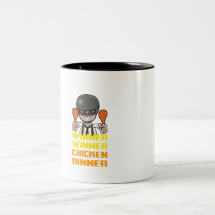 PUBG - Vinnare feg middag för vinnare Två-Tonad Mugg