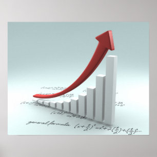 Pubgraf och pil med formel poster