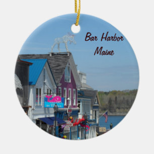 Pubhamn, Maine Julgransprydnad Keramik