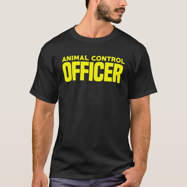 Public Control Officer Public Safety Uniform Patro T Shirt (Framsida)