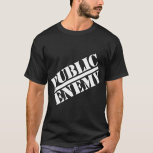 Public Enemy Officiell Big Logotyp T Shirt