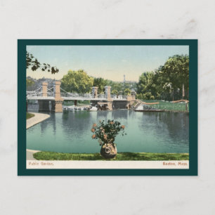 Public Garden, Boston 1905 Vintage Vykort