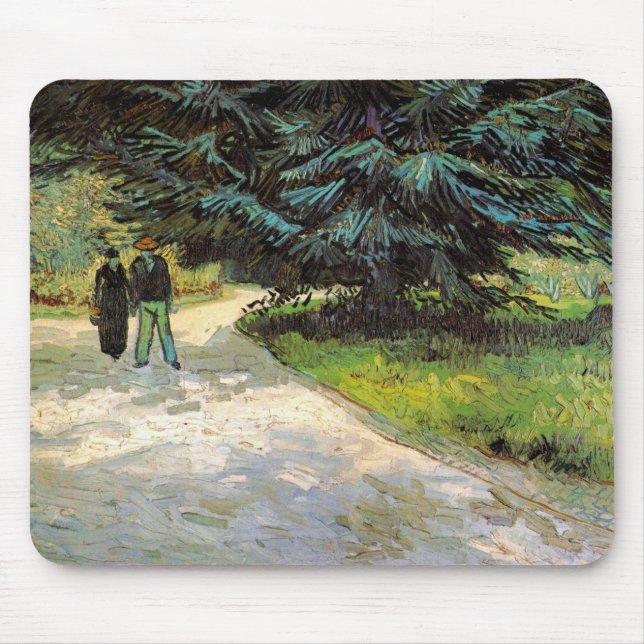 Public Garden med lite av Vincent van Gogh Musmatta (Framsidan)