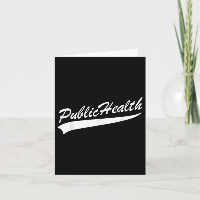 Public Health Professional Team Srts  Kort (Framsida)