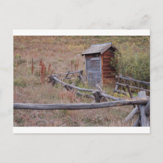 Public Outhouse Vykort