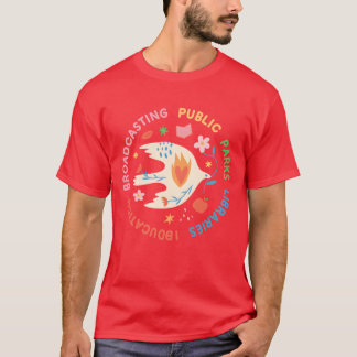 Public Parker Bibliotek Education Public Broadcast T Shirt
