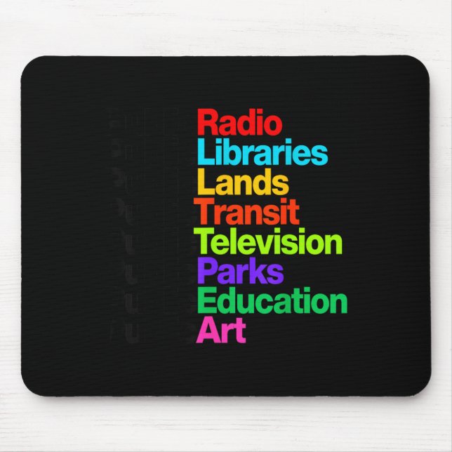Public Radio Libraries Lands Transit Tedenimion Musmatta (Framsidan)