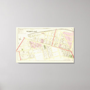 Public School St Johns katolska Church Atlas Karta Canvastryck
