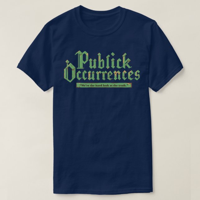 Publicera förekomster t shirt (Design framsida)