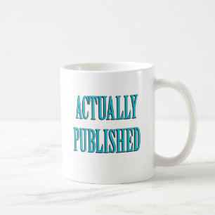 Publicerad författare kaffemugg