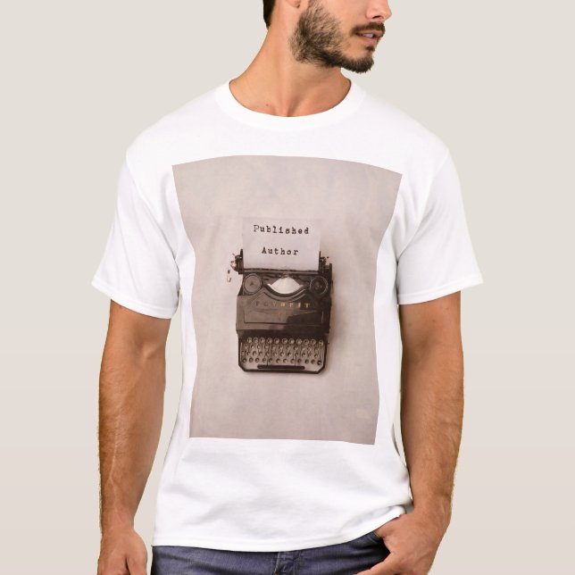Publicerad författare t shirt (Framsida)