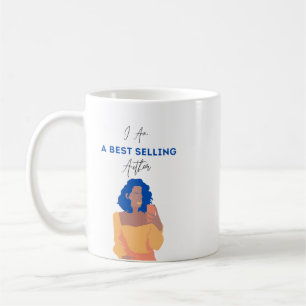 Publicerad författarpresentatör kaffemugg