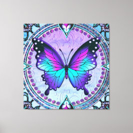 Publiceringsknapp med bakgrund canvastryck