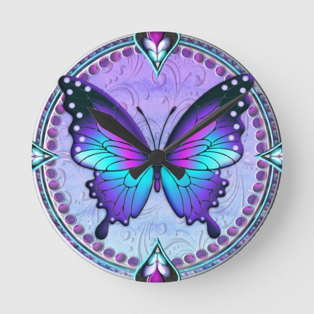 Publiceringsknapp med bakgrund rund klocka (Framsida)