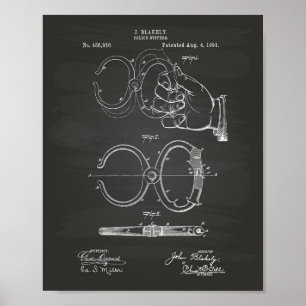 Publikationsbyrån 1891 Patent Art - Chalkboard Poster