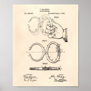 Publikationsbyrån 1891 Patent Art - Gamla peper Poster