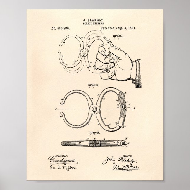 Publikationsbyrån 1891 Patent Art - Gamla peper Poster (Framsidan)
