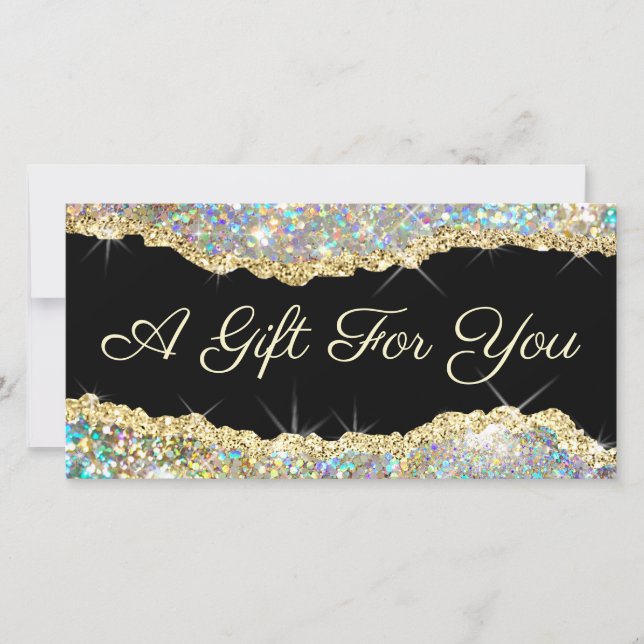 Publikationscertifikat guld glitter (Framsida)