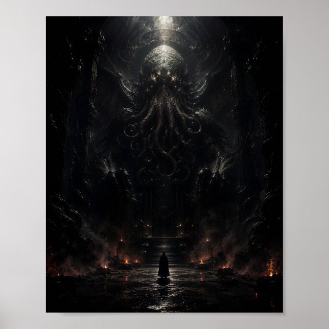 Publiken nedanför skapelsen poster (Framsidan)