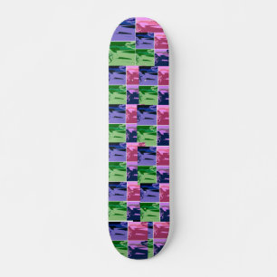 Publikkonst korvetter mini skateboard bräda 18,5 cm