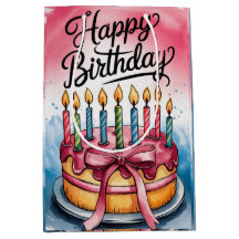 Publiksäck för födelsedag i lycklig