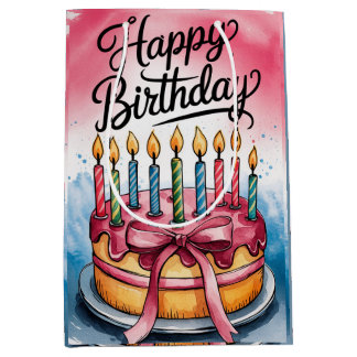 Publiksäck för födelsedag i lycklig