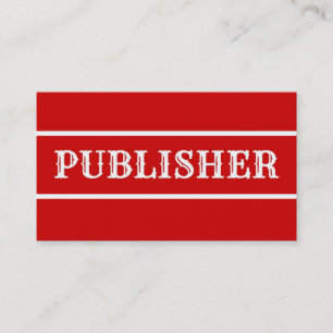 Publisher-Affärskort Visitkort