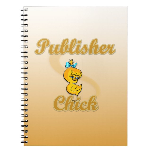 Publisher-Chick Anteckningsbok Med Spiral (Framsidan)