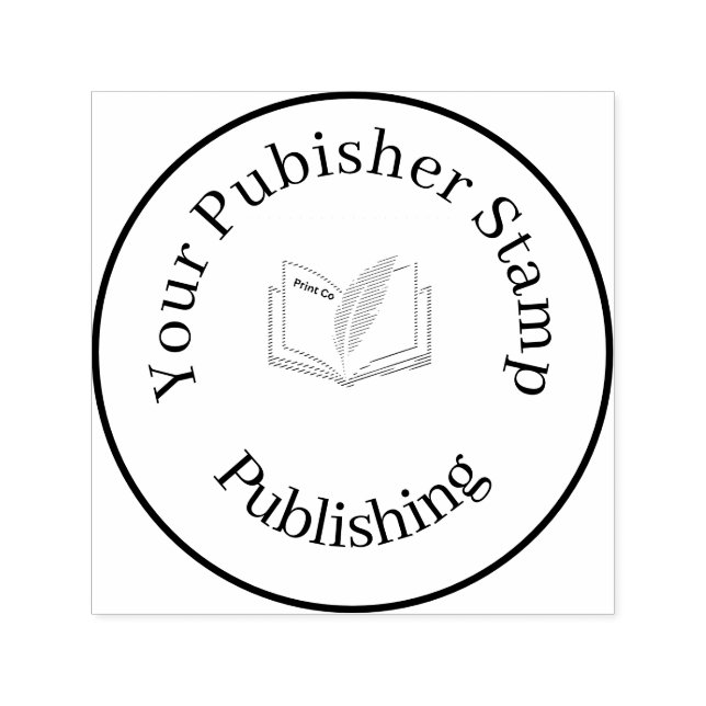 Publisher Stamp Självfärgande Stämpel (Design)