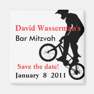 PubMitzvah BMX spara datera Magnet
