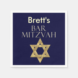 PubMitzvah för davidsstjärna märkes- servetter