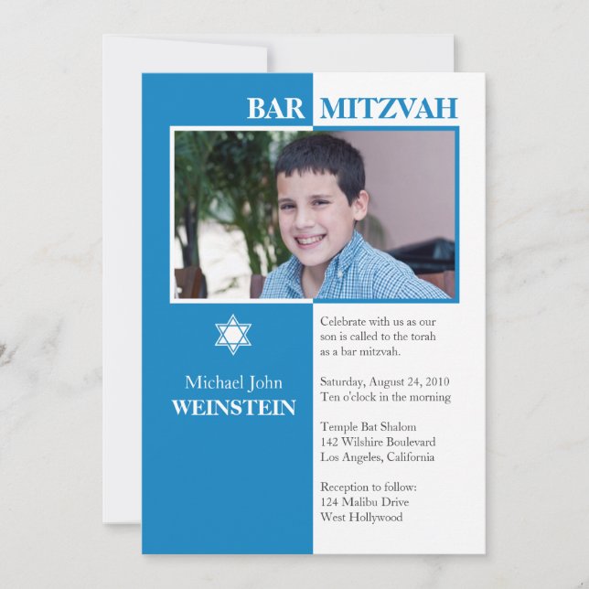 PubMitzvah inbjudan (Framsida)