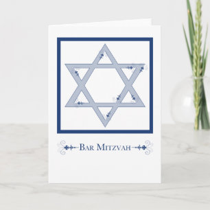 pubmitzvah (stjärnan av david elegans) kort