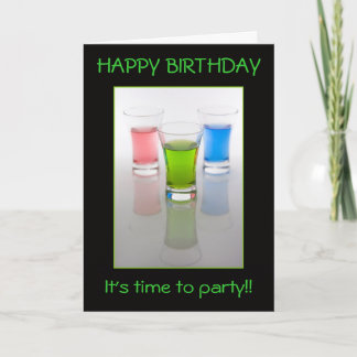 PubShots, grattis på födelsedagen! Kort