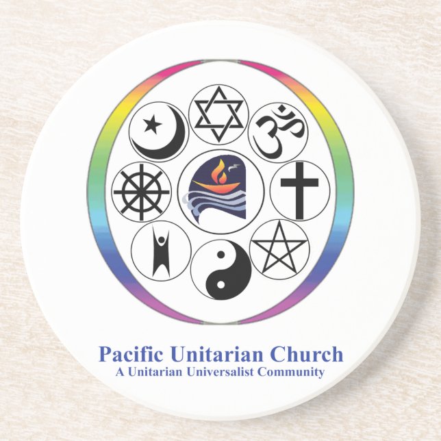 PUC-logotypkustfartyg Underlägg Sandsten (Framsidan)