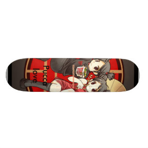 Pucca kärlek old school skateboard bräda 18 cm