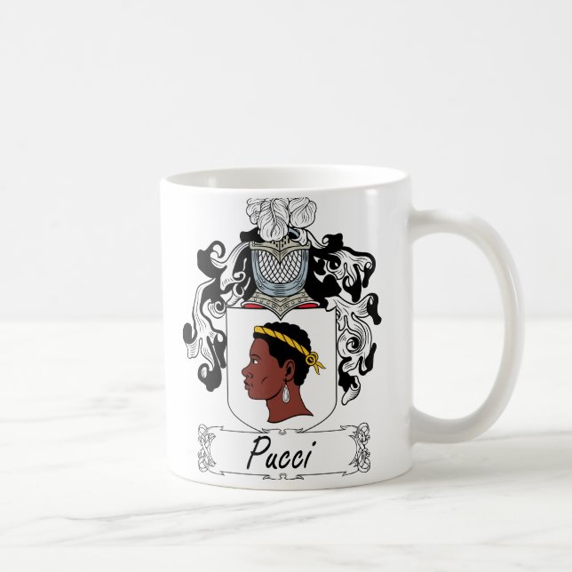 Pucci familjvapensköld kaffemugg (Höger)
