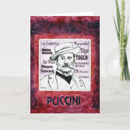 PUCCINI-hälsningkort Kort