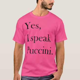 Puccini T Shirt - Classical Music Älskare Ts Opera