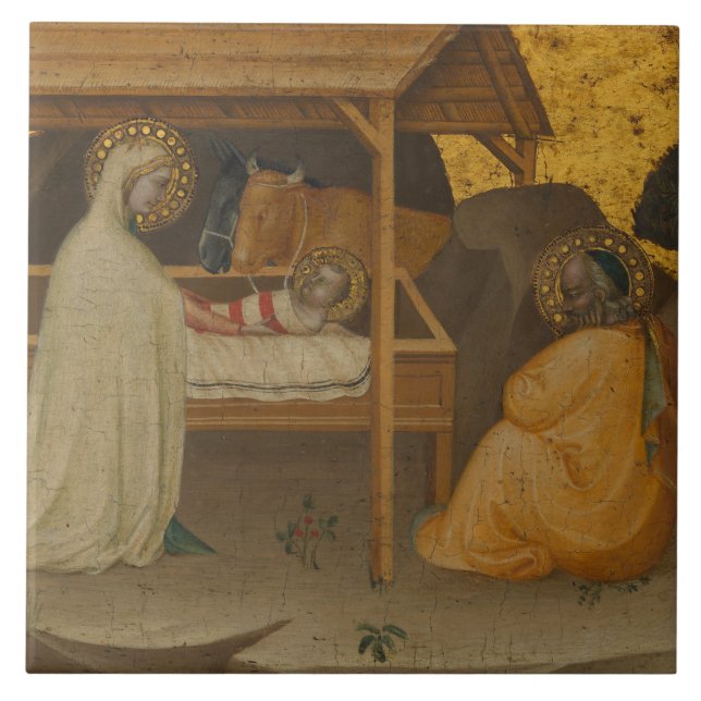 Puccio di Simone - Föråldringen Kakelplatta (Framsidan)