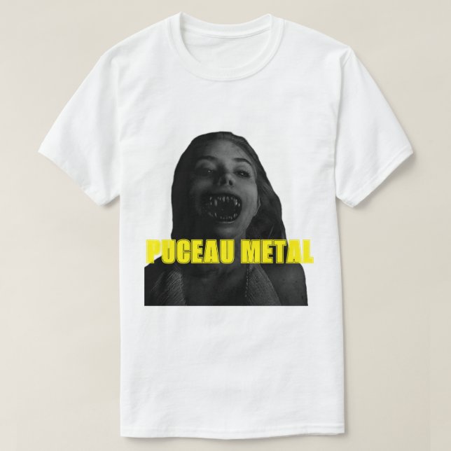 PUCEAU METALL T SHIRT (Design framsida)