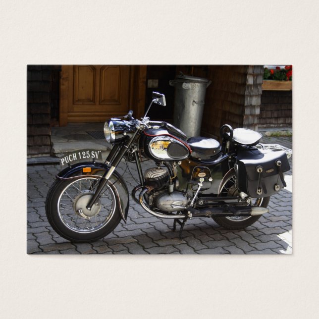 Puch 125 SV Visitkort (Framsidan)