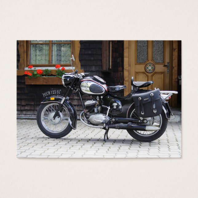 Puch 125 SV Visitkort (Framsidan)