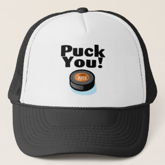 Puck dig (hockey) truckerkeps