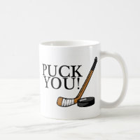 Puck dig hockeypinne och Puck