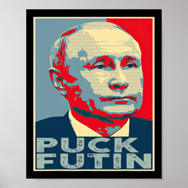 Puck Futin Hope I Stand With Ukraine  Poster (Framsidan)