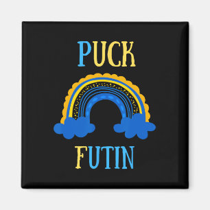 Puck Futin Meme Roligt Utformat Ukraina Ryssland Magnet