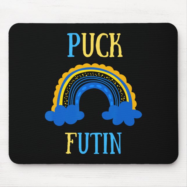 Puck Futin Meme Roligt Utformat Ukraina Ryssland  Musmatta (Framsidan)